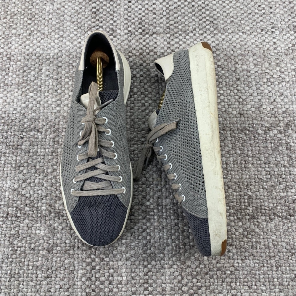 Cole Haan GrandPro Stitchlite Sneaker Mens 9.5 Grey Knit Oxford C26625